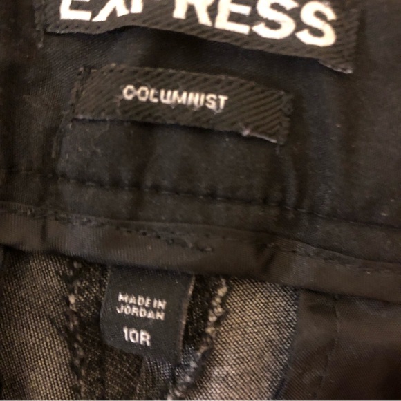 Express Columnist Charcoal Gray and Black Barely Boot Pants Size 10 Regular - Picture 3 of 8